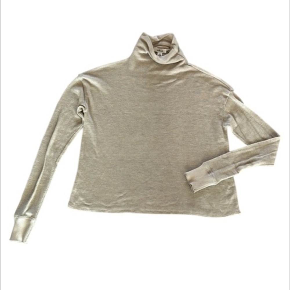 Aritzia Wilfred Free Cyprie sweater in light birch size XXS